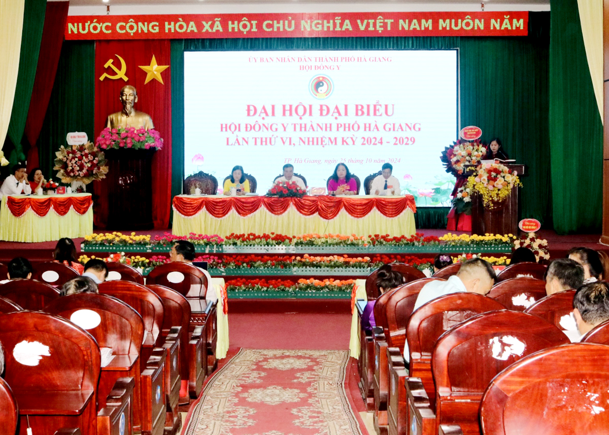 Quang cảnh đại hội. 