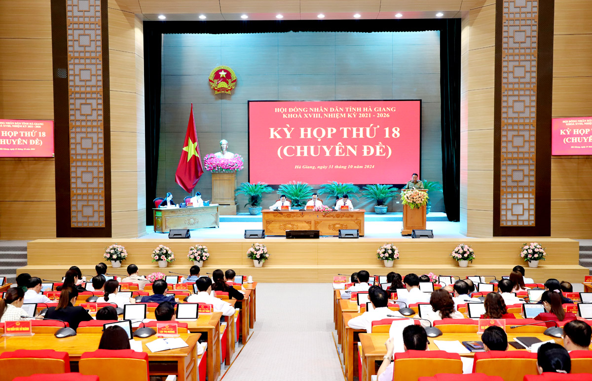 Toàn cảnh kỳ họp.