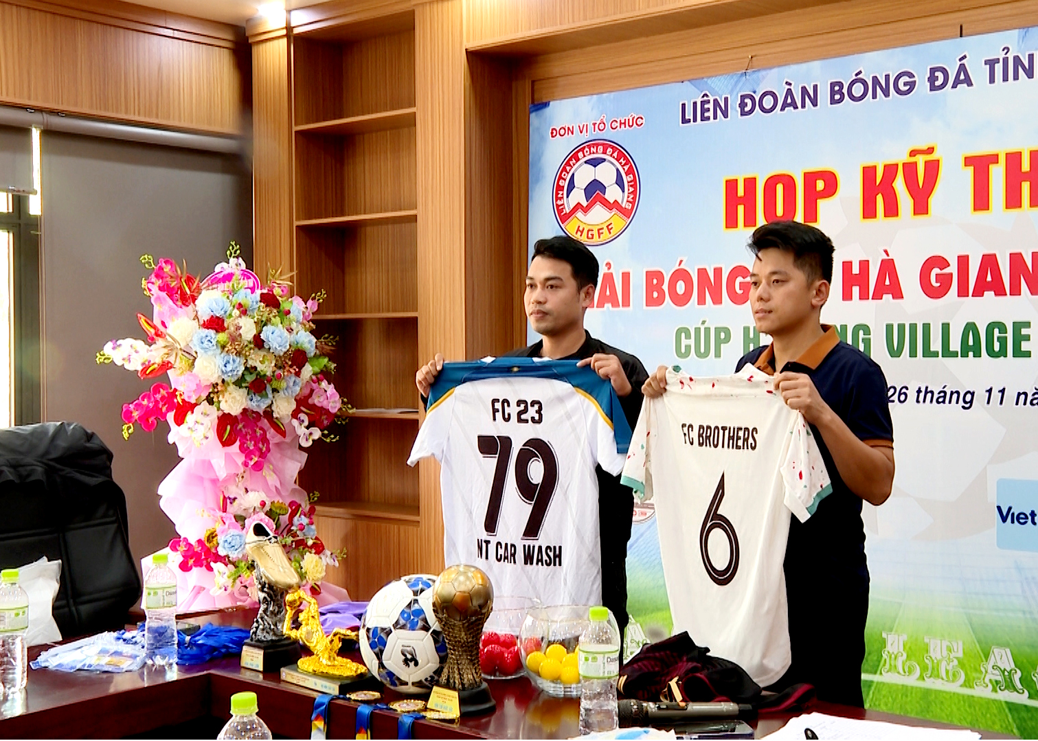 Họp kỹ thuật Giải bóng đá Hà Giang League tranh Cúp HMong Village – HGLS6 năm 2023