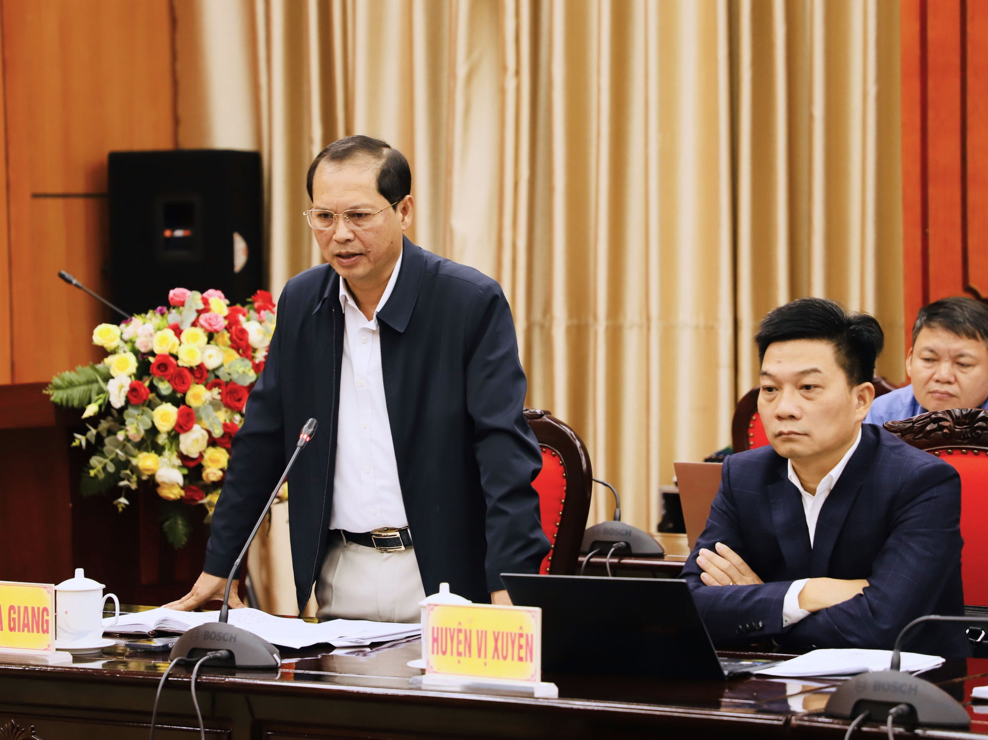 Chủ tịch UBND thành phố Hà Giang báo cáo tình hình thu ngân sách tại địa bàn