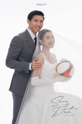 Ngày 26 tới đây, Đoàn Văn Hậu và Doãn Hải My sẽ tổ chức đám cưới tại một khách sạn sang trọng trên phố Lý Thường Kiệt, Hà Nội.