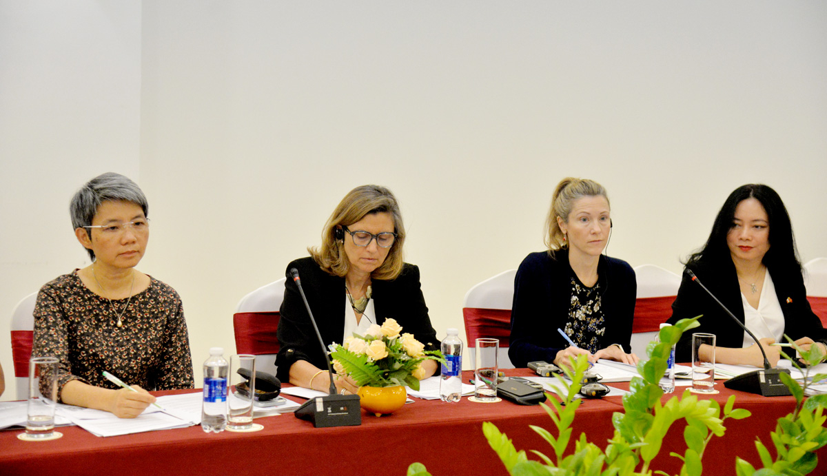 The delegation of the Canadian Embassy in Vietnam highly appreciates the achievements of the AWEEV Project.