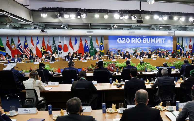 The 2024 G20 Summit in Rio de Janeiro, Brazil.