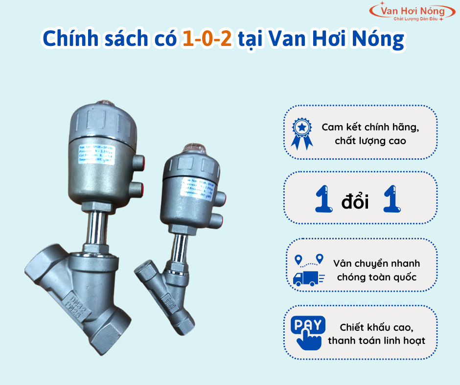 Các chính sách mua hàng nổi bật tại Van Hơi Nóng