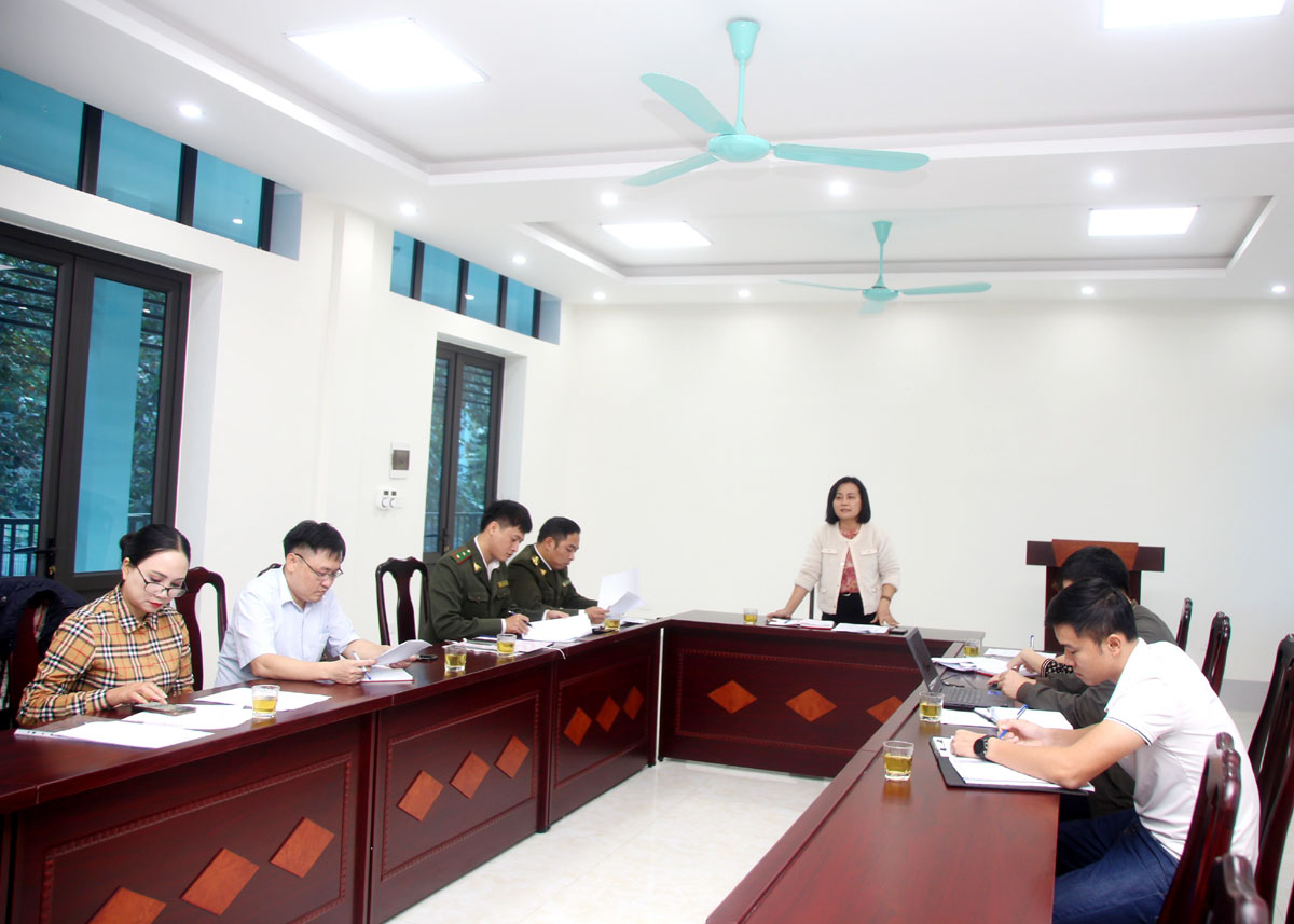 Giám đốc Quỹ Bảo vệ và Phát triển rừng tỉnh Đinh Thị Hà kết luận, yêu cầu Công ty cổ phần Thủy điện Sông Bạc ủy thác hết số tiền DVMTR còn nợ và toàn bộ tiền lãi phát sinh trước ngày 25.12.2023.