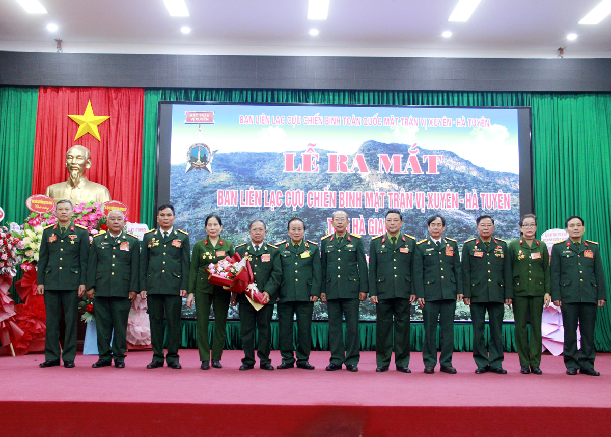 Thường trực BBL CCB Mặt trận Vị Xuyên - Hà Tuyên tỉnh Hà Giang ra mắt.