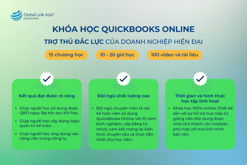 Khóa học QuickBooks Online dễ hiểu, thực tiễn và online chuẩn quốc tế