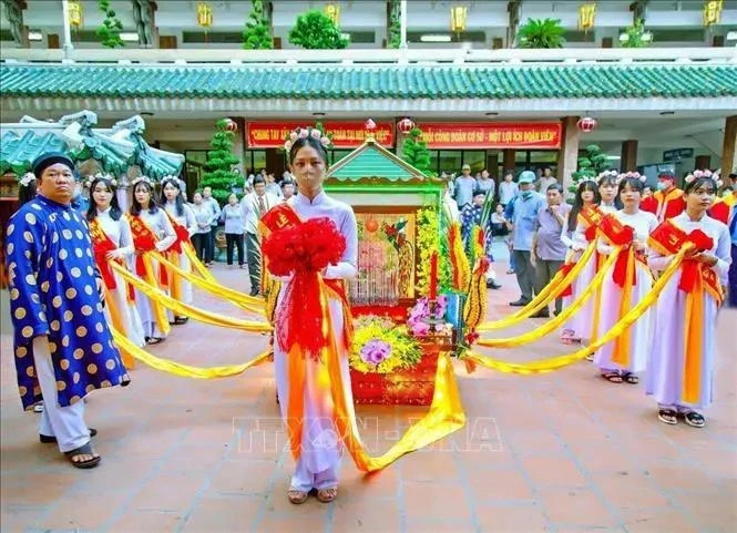 The Ba Chua Xu (Holy Mother of the Realm) Festival on Mount Sam in the Mekong Delta province of An Giang.