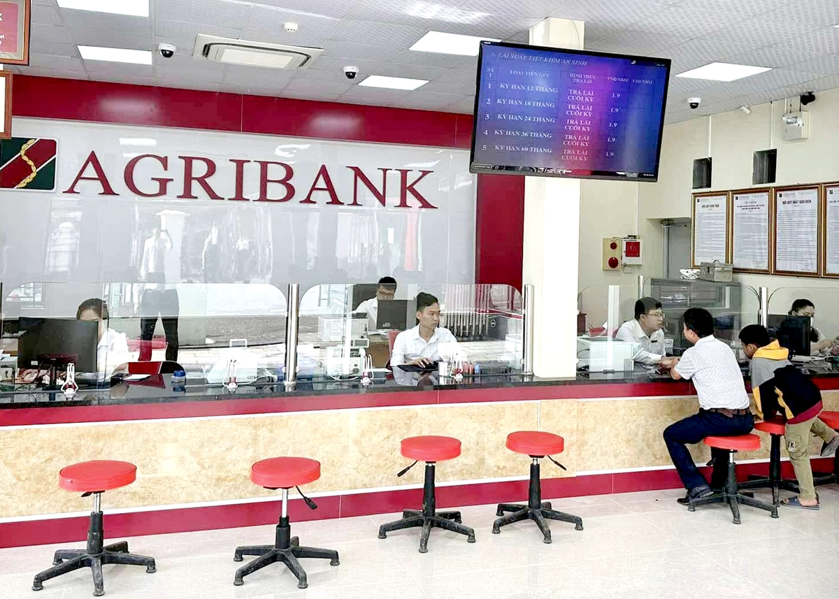 Phòng giao dịch Agribank Chi nhánh Đồng Văn.