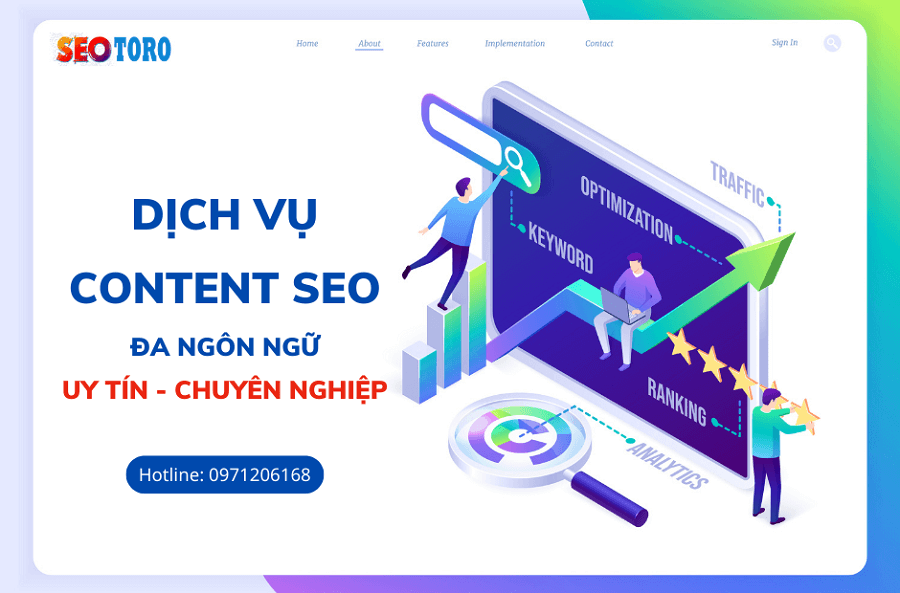 SEOTORO cung cấp gói dịch vụ SEO uy tín