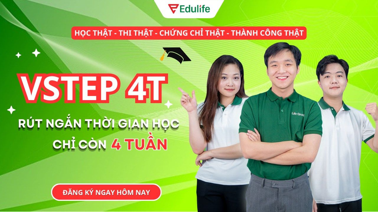 Edulife cam kết “Học thật - Thi thật - Chứng chỉ thật - Thành công thật”