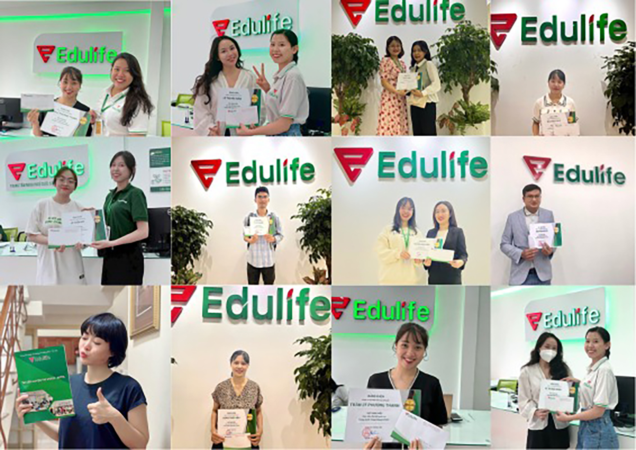 98% học viên của Edulife thi đỗ ngay từ lần đầu tiên