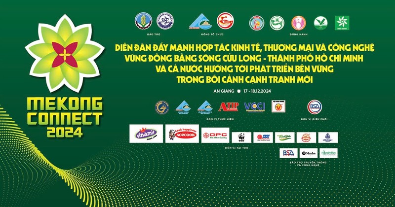 The Mekong Connect Forum 2024 kicks off in the Mekong Delta province of An Giang on December 17. 