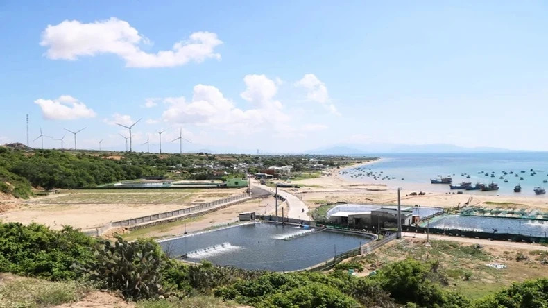 The area is planned to build Ninh Thuan 1 nuclear power plant.